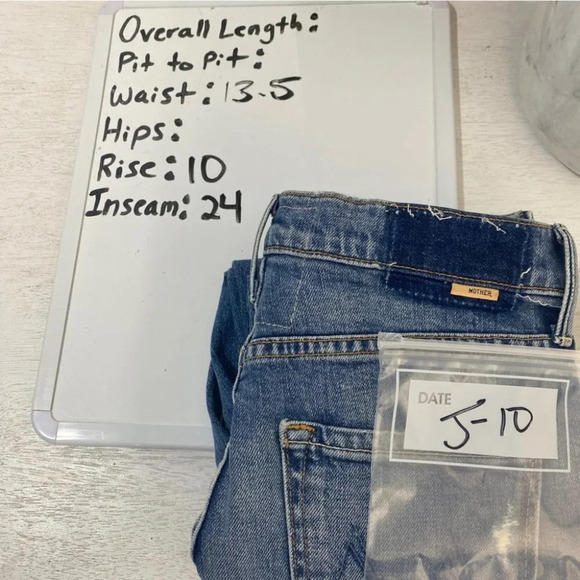 Mother Superior Trickster Ankle Cryin' On Holy Ground Straight Jeans Distressed - Picture 9 of 9